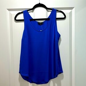 NWT J. Crew Draped Tank Top, Women’s XS, Brilliant Sapphire